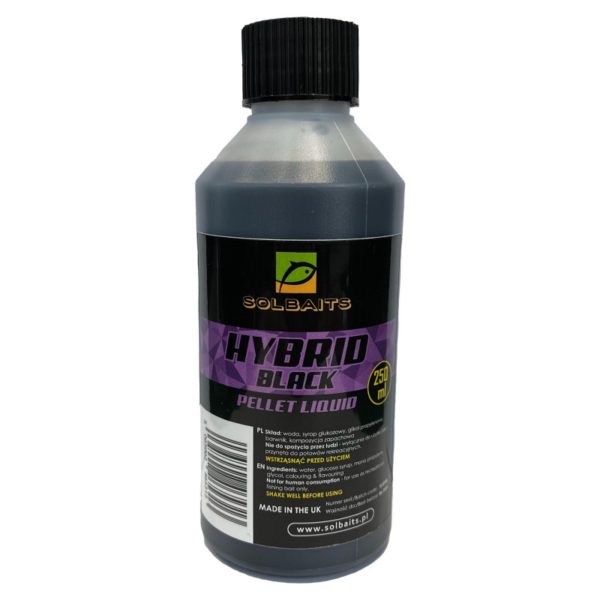 Liquid Solbaits Hybrid Black 250ml