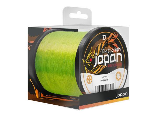 Żyłka Delphin JAPAN Origin / Fluo żółta 0,369mm 9,96kg 600m