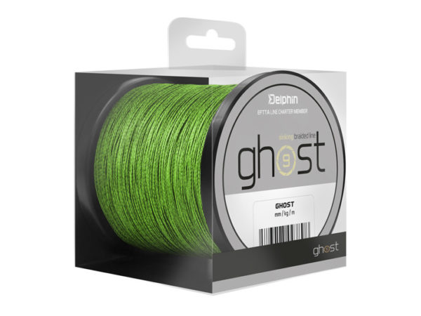 Delphin GHOST 8+1 / zielony 0,16mm 8,2kg 600m