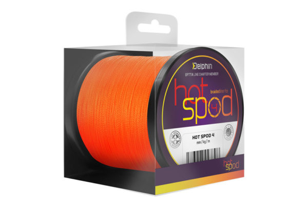 Delphin HotSPOD 4 / pomarańczowy 0,14mm 9,1kg 300m