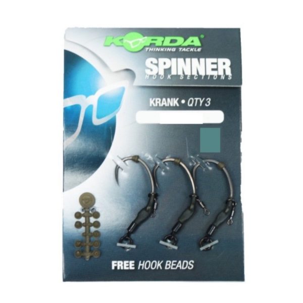 Korda Spinner Hook Sections Krank 4 Barbless