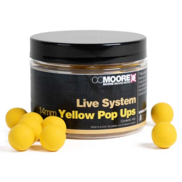 CC Moore Pop Ups Live System Yellow 14mm