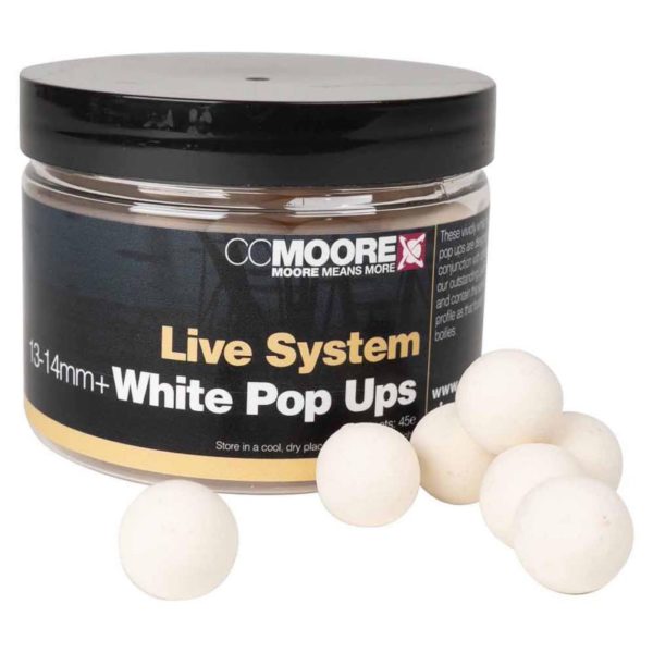 CC Moore Pop Ups Live System White 13-14mm
